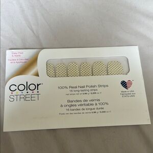 Color Street Cream Nail Polish Strips Do or Dot